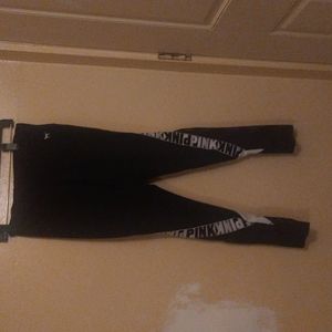 Woman's Workout/Stretch Pants Medium Black & White